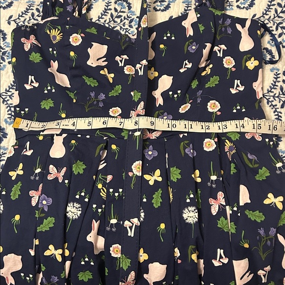 ModCloth x Collectif rabbit belted retro dress - Picture 6 of 10